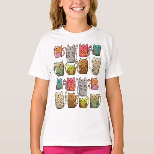 Katten! T-shirt (Voorkant)