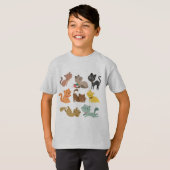 Katten T-shirt (Voorkant volledig)