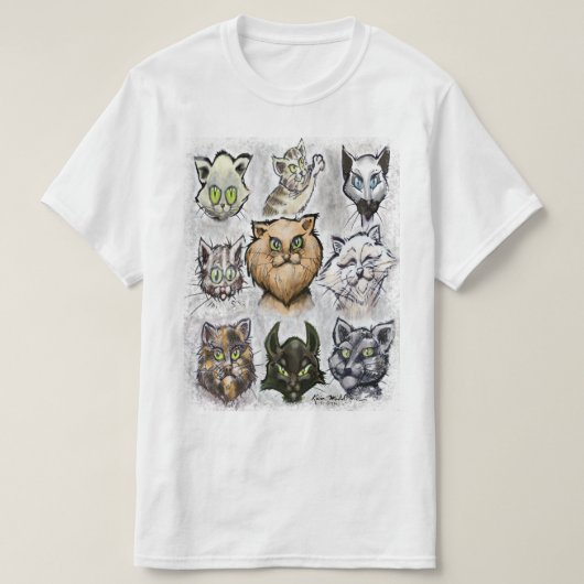 Katten T-shirt (Design voorkant)