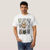 Katten T-shirt (Voorkant volledig)