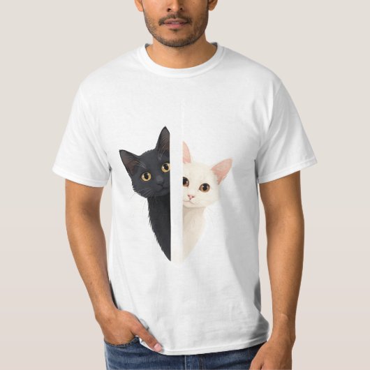 katten t-shirt (Voorkant)