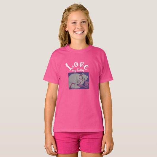  katten T-shirt (Voorkant volledig)