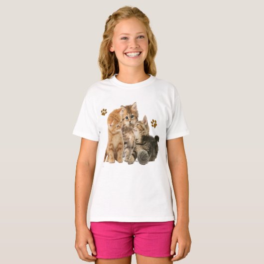 Katten T-shirt (Voorkant volledig)