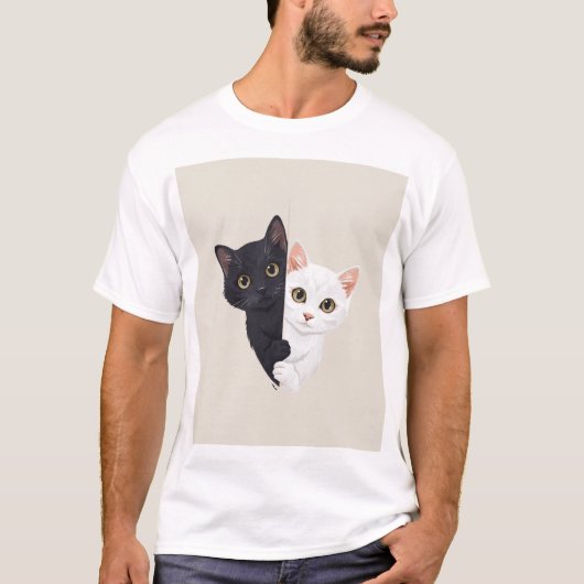katten t-shirt (Voorkant)