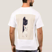 katten t-shirt (Achterkant)