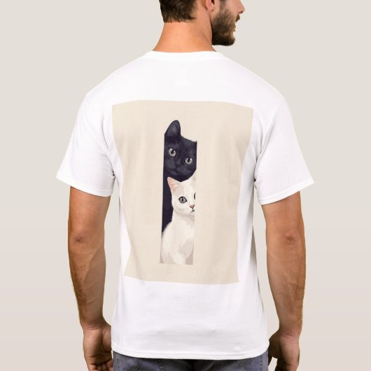 katten t-shirt (Achterkant)