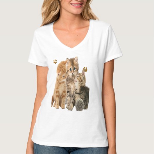 Katten T-shirt (Voorkant)