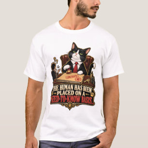 Katten T-shirt - De mens is op een behoefte geplaa