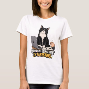 Katten T-shirt - Gebruikte je dat? Interessant.