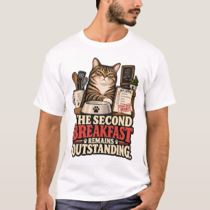Katten T-shirt - Het tweede ontbijt blijft uitstek