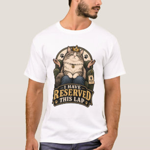 Katten T-shirt - Ik heb deze schoot gereserveerd