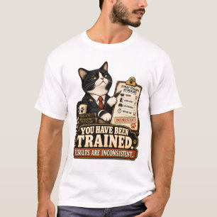Katten T-shirt - Je Bent Getraind. Resultaten Zijn