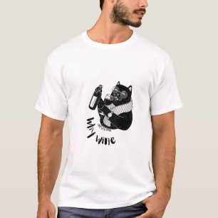 katten t-shirt pappa-kattehemden grappig