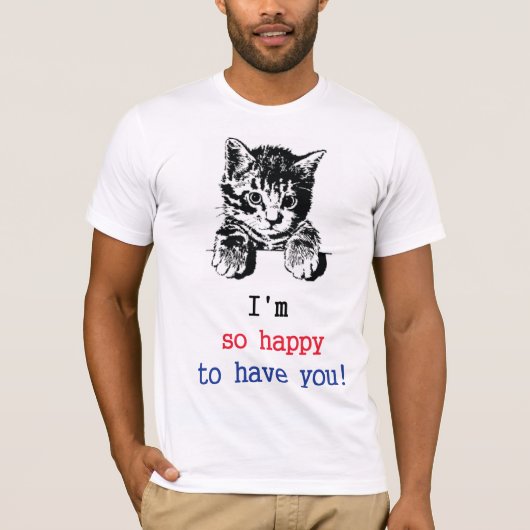katten t-shirt pappa-kattehemden grappig (Voorkant)