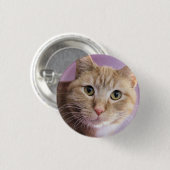 Katten T-shirt Ronde Button 3,2 Cm (Voorkant /achterkant)