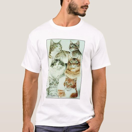 Katten T-shirt van het kuilvoer (Voorkant)