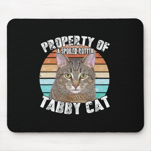 Katten Tabblad Grappige Kattenliefhebber Cadeaus V Muismat (Voorkant)