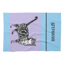 Katten Tabby Pastel Katten Dames Lichtblauw Paars