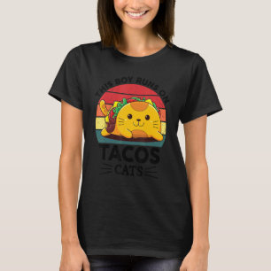 Katten Taco Mexicaans TacoKatten voor Jongens Kin T-shirt