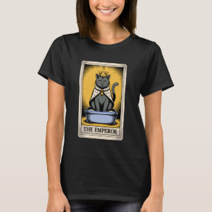 Katten Tarotkaart De Keizer Grappige Kat Kattenbak T-shirt