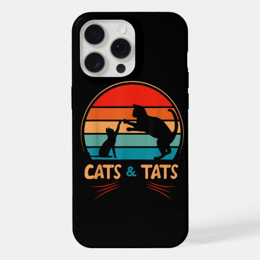 Katten & Tatoeages - Kat iPhone Hoesje (Achterkant)