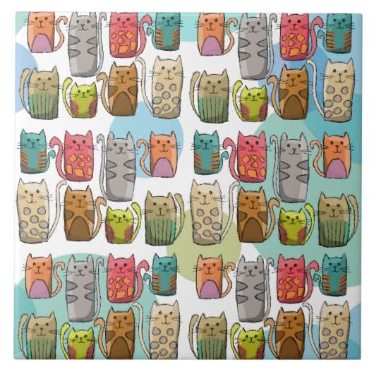 Katten! Tegeltje (Voorkant)