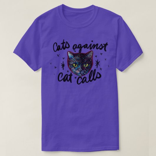 Katten tegen catcalls1 t-shirt (Design voorkant)