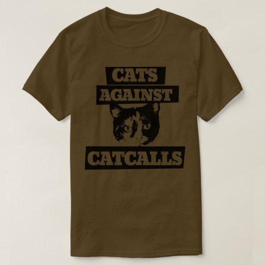 Katten tegen Catcalls2 T-shirt (Design voorkant)