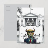 Katten tegen corruptie briefkaart (Voorkant / Achterkant)