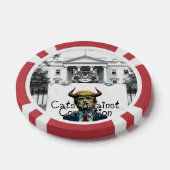 Katten tegen corruptie poker chips (Enkel)