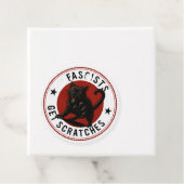 Katten tegen fascisten bedankjes labels (In situ)