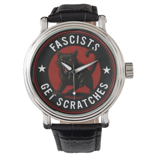 Katten Tegen Fascisten Horloge (Voorkant)