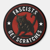 Katten Tegen Fascisten Magneet (Voorkant)