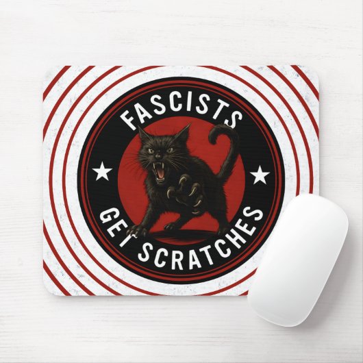 Katten Tegen Fascisten Muismat (Met muis)
