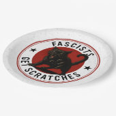 Katten tegen fascisten papieren bordje (Gekanteld)