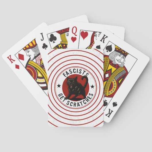 Katten Tegen Fascisten Pokerkaarten (Achterkant)