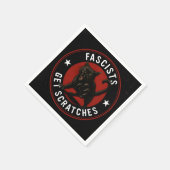 Katten tegen fascisten servet (Hoek)