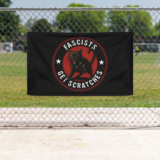 Katten Tegen Fascisten Spandoek (Insitu)