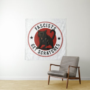 Katten Tegen Fascisten Wandkleed