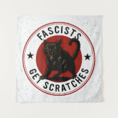 Katten Tegen Fascisten Wandkleed (Voorkant)
