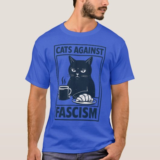 Katten tegen het fascisme t-shirt (Voorkant)