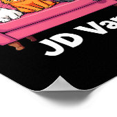 Katten tegen J.D. Vance Kinderloze Cat Ladies Couc Poster (Hoek)