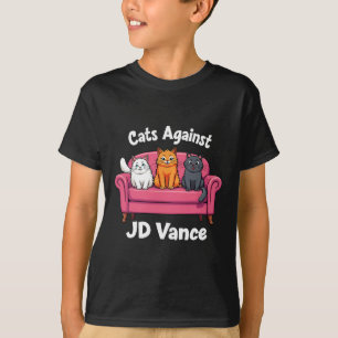 Katten tegen J.D. Vance Kinderloze Cat Ladies Couc T-shirt