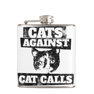Katten tegen kattenoproepen heupfles