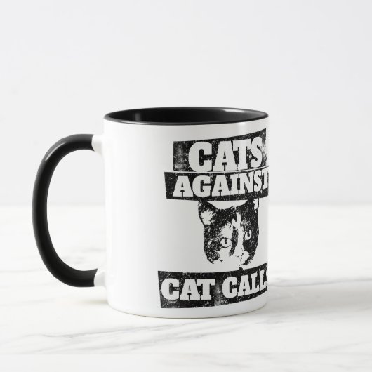 Katten tegen kattenoproepen mok (Links)