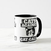Katten tegen kattenoproepen mok (Voorkant rechts)