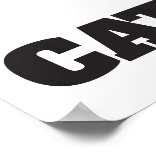 Katten tegen kattenoproepen poster (Hoek)