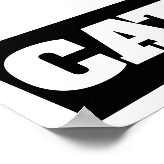 Katten tegen kattenoproepen poster (Hoek)