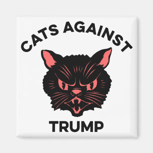 Katten tegen politiek protest van Trump Magneet