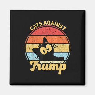 Katten Tegen Trump Grappige Anti Trump 2020 Verkie Magneet